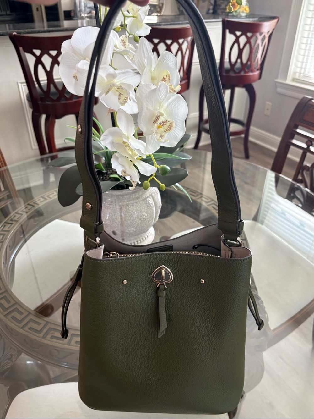 💚💚KATE SPADE NEW YORK MARTI PEBBLED LEATHER CONVERTIBLE BAG!💚💚